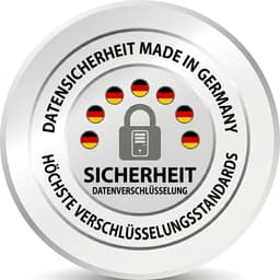 Siegel: Datensicherheit made in Germany, gehostet in Deutschland